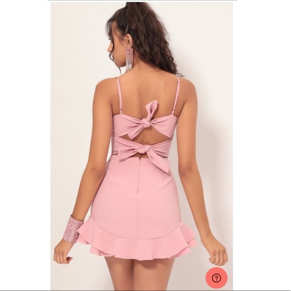 SOLD* Lucy in the Sky Pink Ruffle Dress - Picture 2 of 2